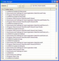 SimBust Folder Manager screenshot